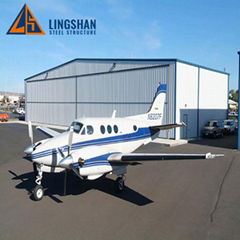 The cost of building steel structure airplane hangar garage door