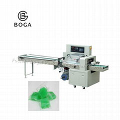 Horizontal down paper solid alcohol packing machine