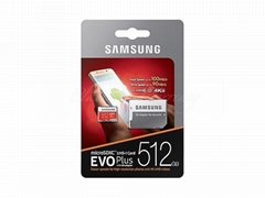 SAMSUNG 512GB EVO PLUS MICRO SD CARD CLASS 10