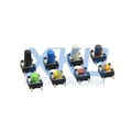 Customized seven color XKB brand 4 smd pin tact switch