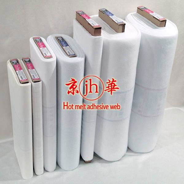 Hot melt adhesive film looks like non woven fabric for compositing 3