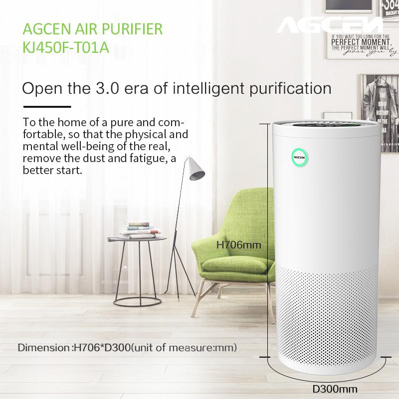 Agcen cost-effective air purifier for small room T01A 3