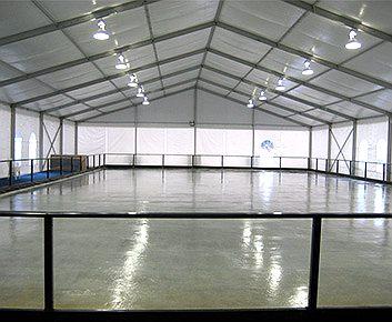 School badminton stadium tent