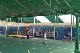 Outdoor basketball stadium tent 4