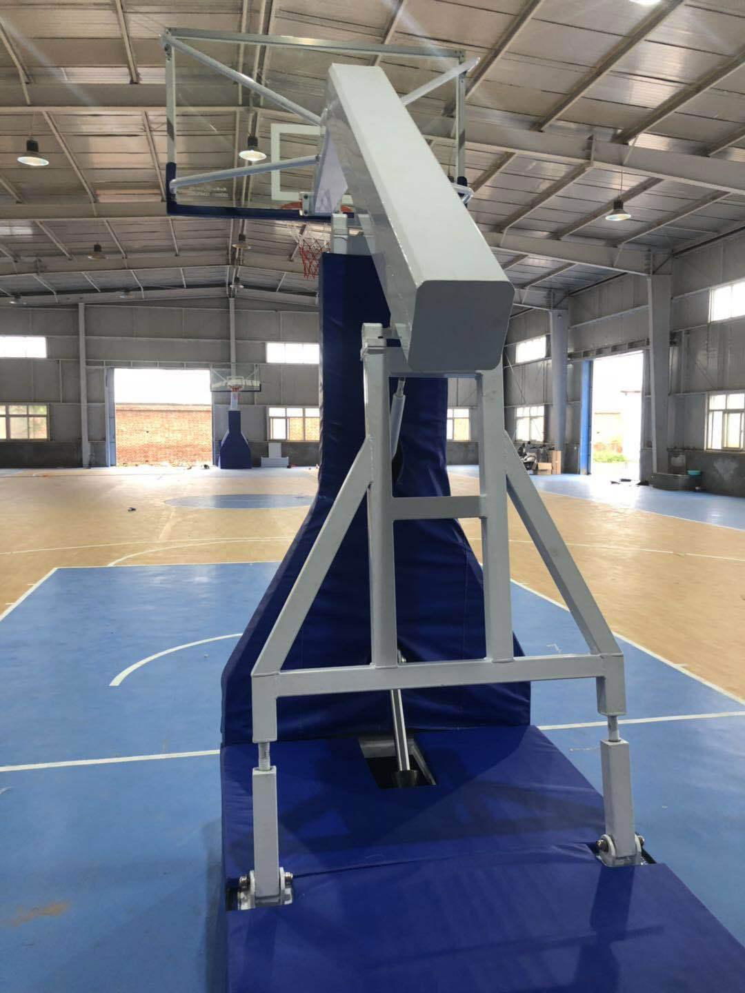 Electronic hydraulic basketball stand 2