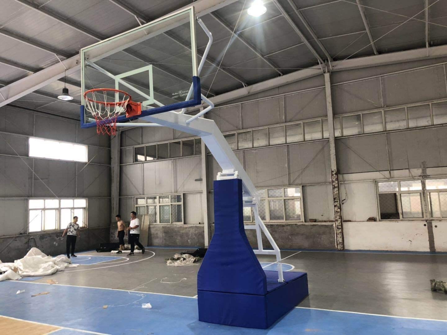 Electronic hydraulic basketball stand 3