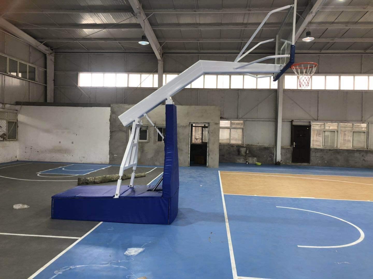 Electronic hydraulic basketball stand 4