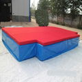 Back high jump mat