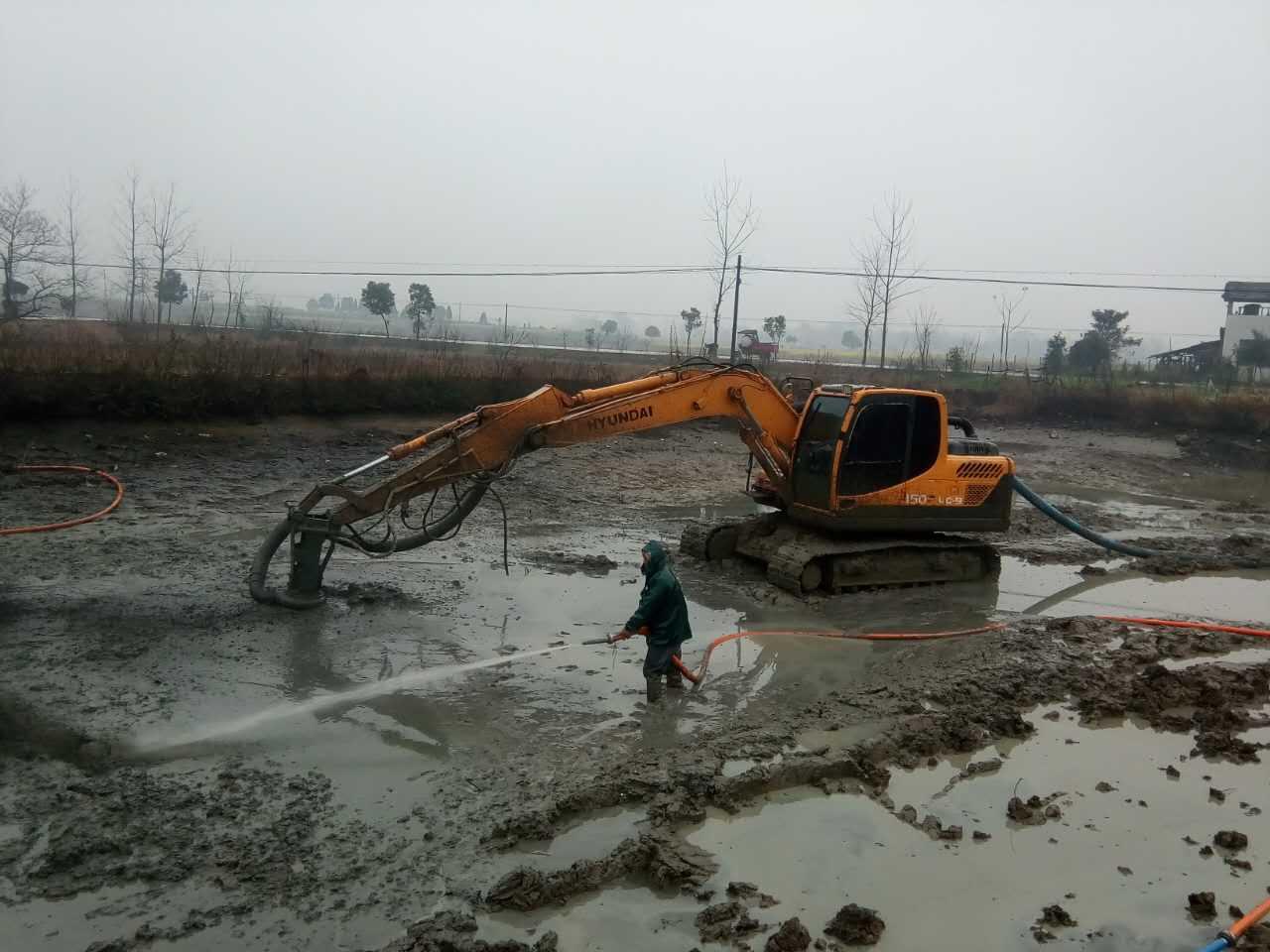 绞吸式液压渣浆泵 5