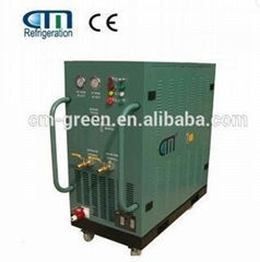 Refrigerant recovery recharging equipment for centrifugal unit