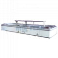 Supermarket combined direct cooling deep island freezers 5