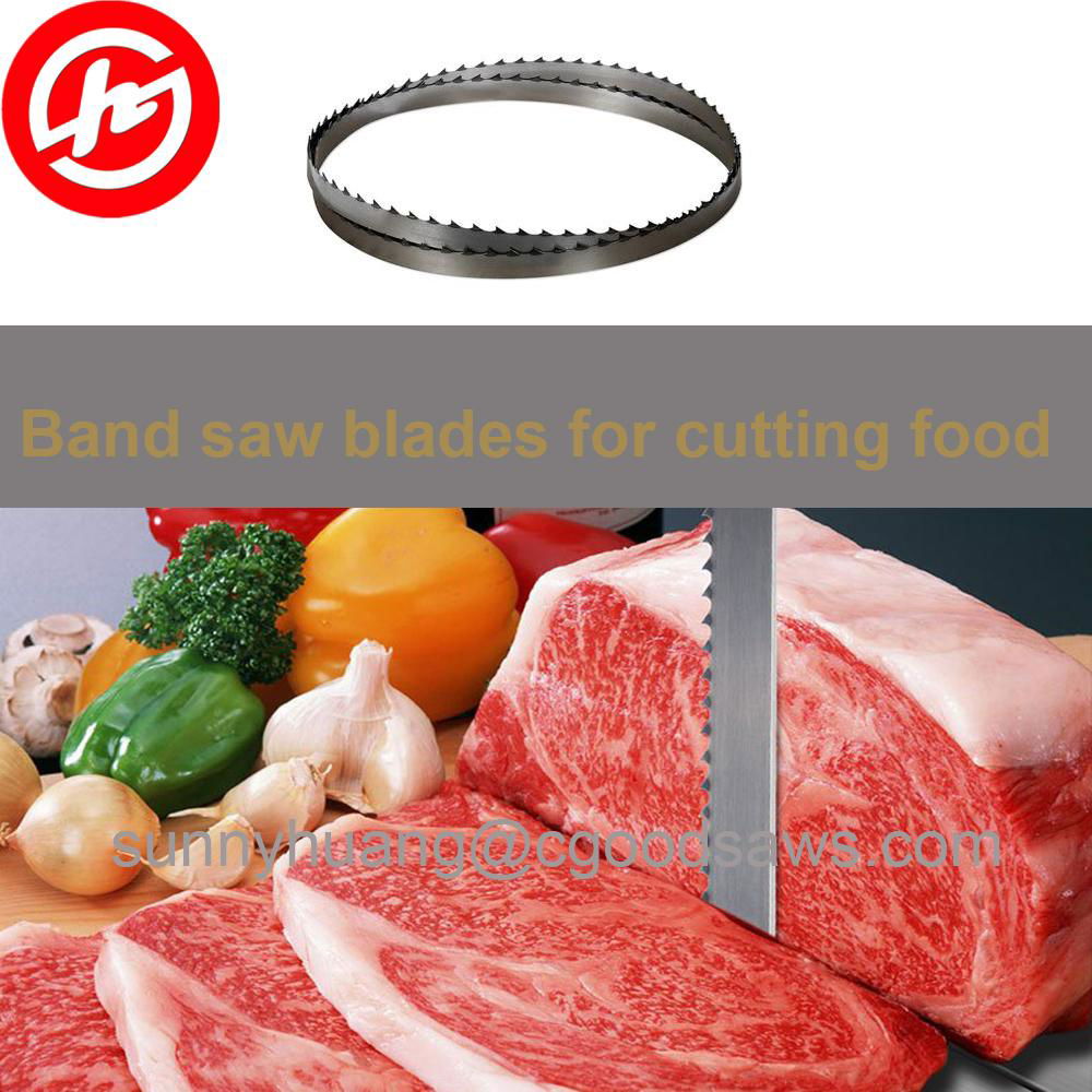 high carbon steel band saw blade for meat bone cutting