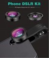 198 wide angle macro fisheye 3 in 1 lens kit for cell phone camera lens 2