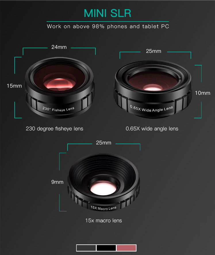 Use popular interesting fisheye wide angle macro camera lens for iphone 2