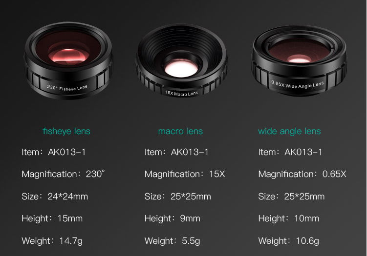 Use popular interesting fisheye wide angle macro camera lens for iphone 4