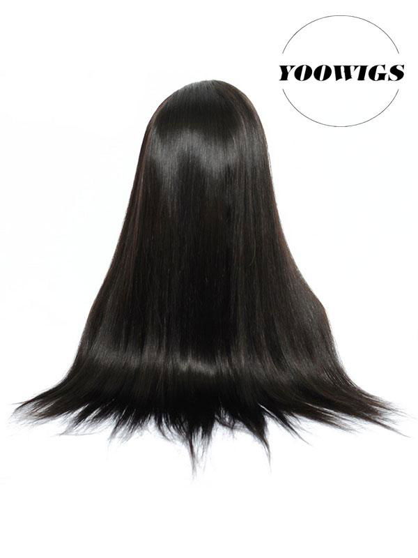 YOOWIGS 360 Lace Front Wig Straight Brazilian Human Hair Wig Lace Frontal Pre Pl 4