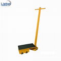 Material hand trolleys carrying small tank moving skates 3