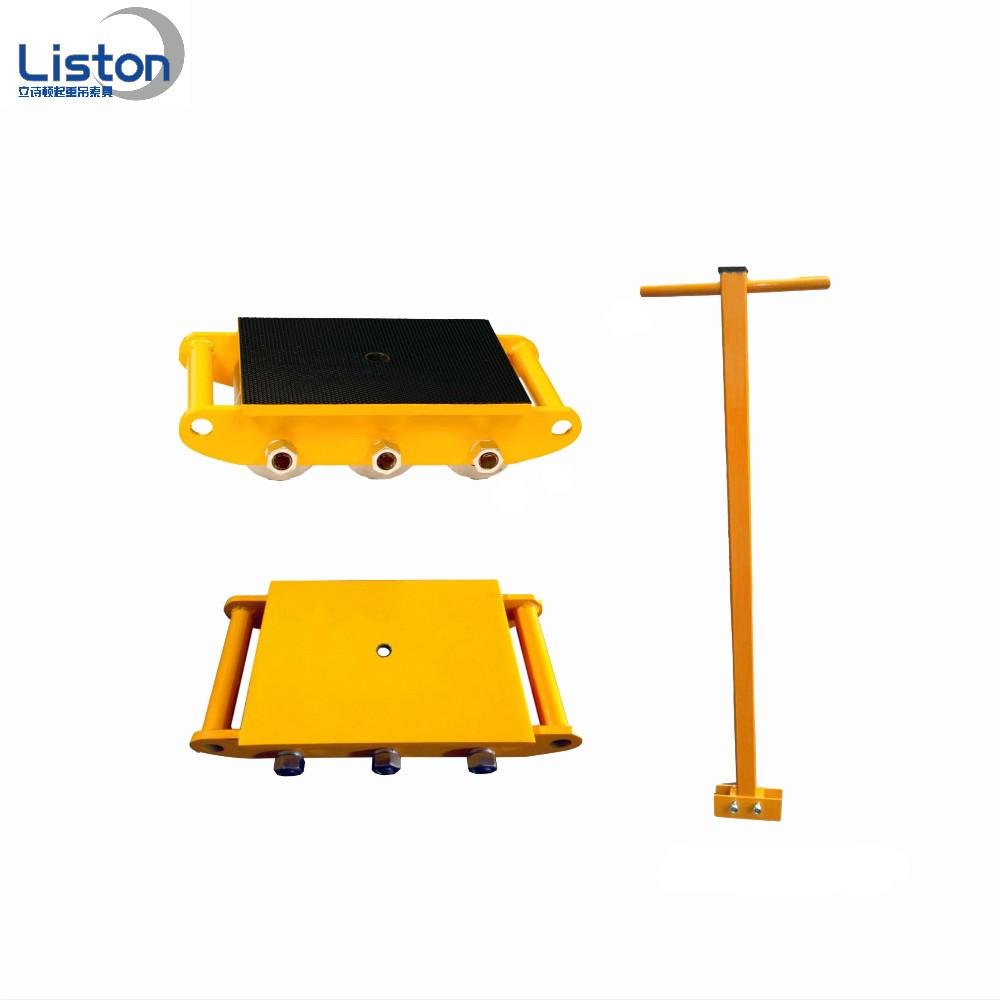 Material hand trolleys carrying small tank moving skates 4