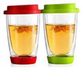 Handmade Thermo Double Wall Glass Coffee mugs for  Latte Tea dinning bar office,