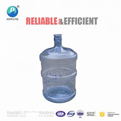 100% new PE material 5 gallon empty plastic drinking water bottle