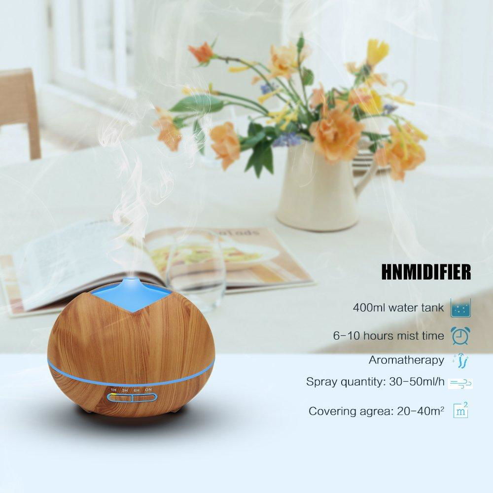 400ml Nebulizing Essential Oil Diffuser Humidifier 2