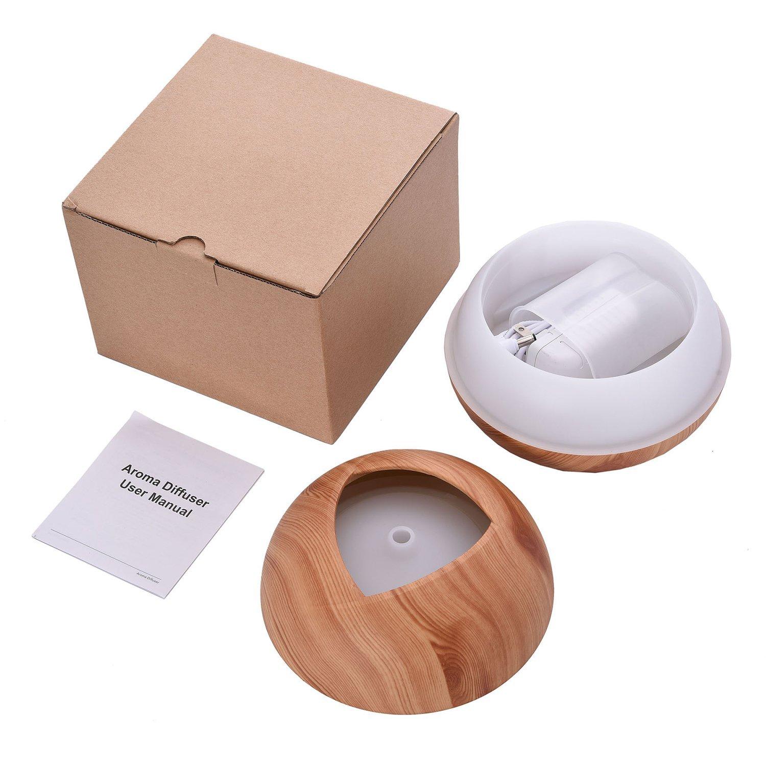 400ml Nebulizing Essential Oil Diffuser Humidifier 5