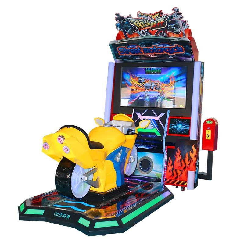  Electric Coin Operated Motorcycle Racing Game Machine With Factory Price 2