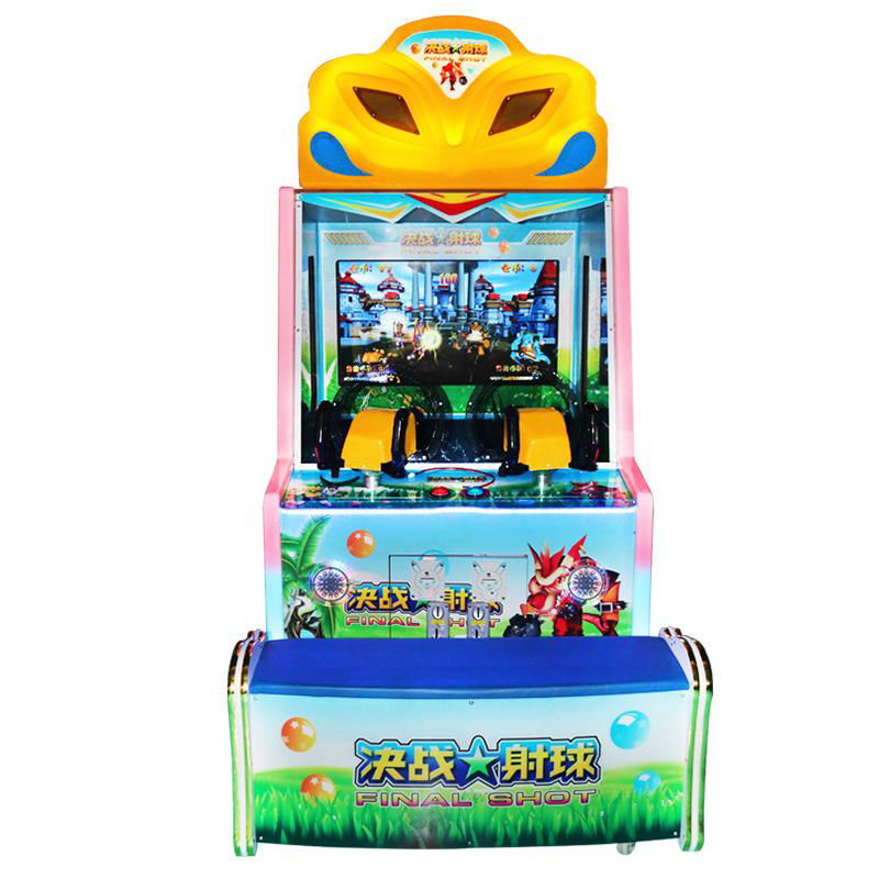 Coin Operated Indoor Target Shooting Ball Arcade Game Machine Shooting 2