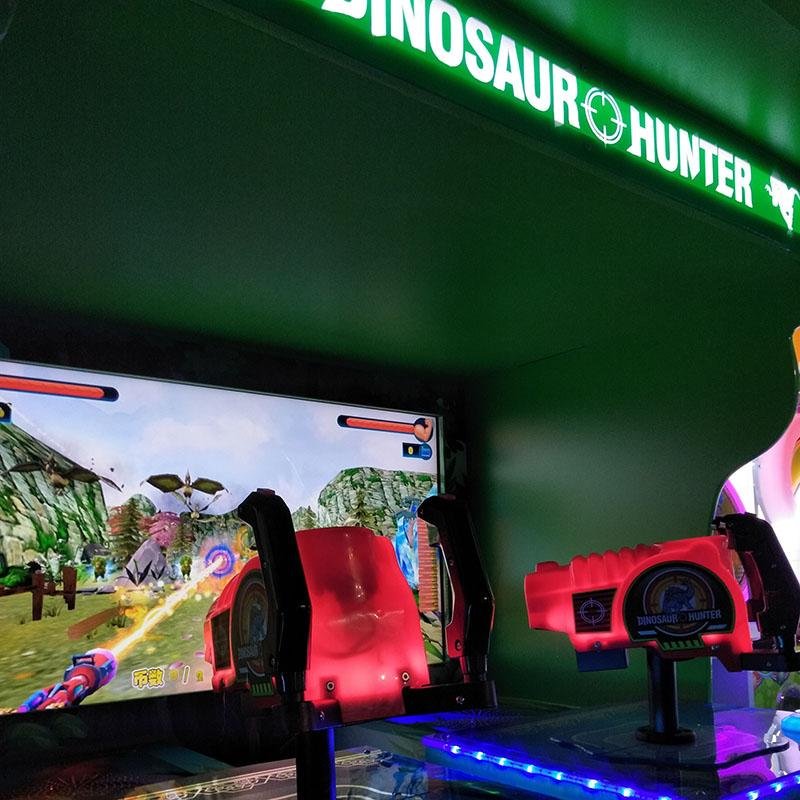 Indoor Laser Simulator Dinosaur Shooting Video Coin Operated Arcade Game Machine 3