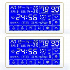 HTN Negative Transmissive Segment LCD Display Panels