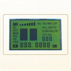 黃綠膜STN LCD液晶段碼屏面板