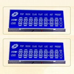 蓝膜STN LCD液晶段码屏面板