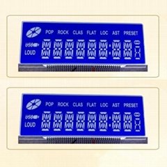 藍膜STN LCD液晶段碼屏面板