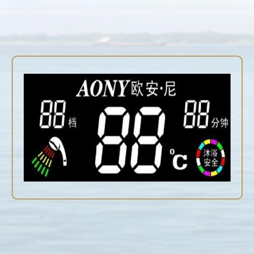 红黄蓝绿四色色丝印VA LCD液晶显示段码屏面板