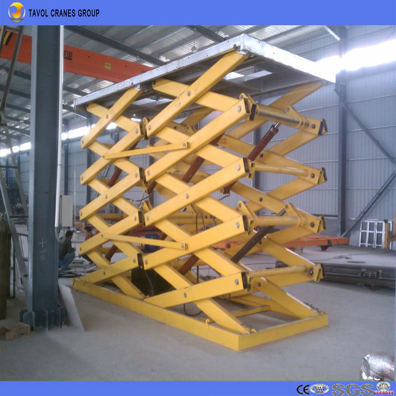 Heavy Duty Stationary Scissor Lift for Cars Lifting for Sale 2