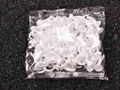 White Disposable Tattoo Ink Plastic Ring 1