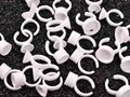 White Disposable Tattoo Ink Plastic Ring 2