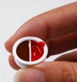 White Disposable Tattoo Ink Plastic Ring 4
