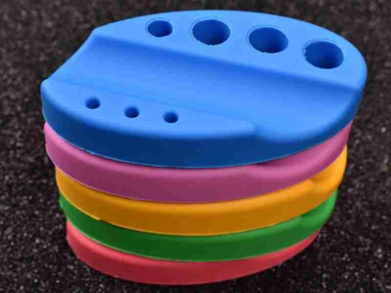 Silicone Tattoo Pigment Ink Cup Caps Holder Stand Rack 4