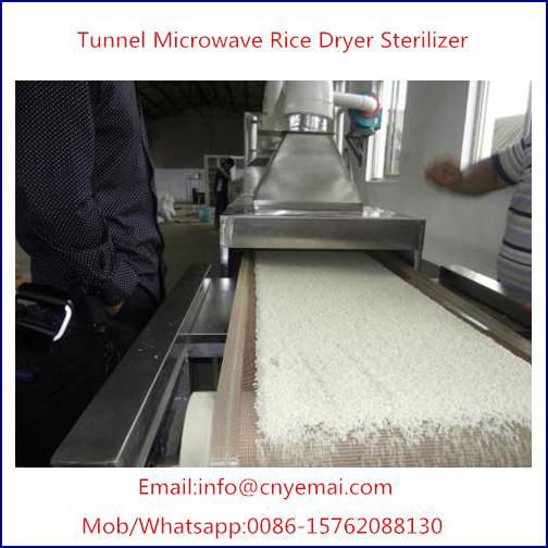 Tunnel Microwave Shrimp Dryer  2