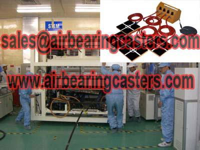 Air bearing casters modular air casters