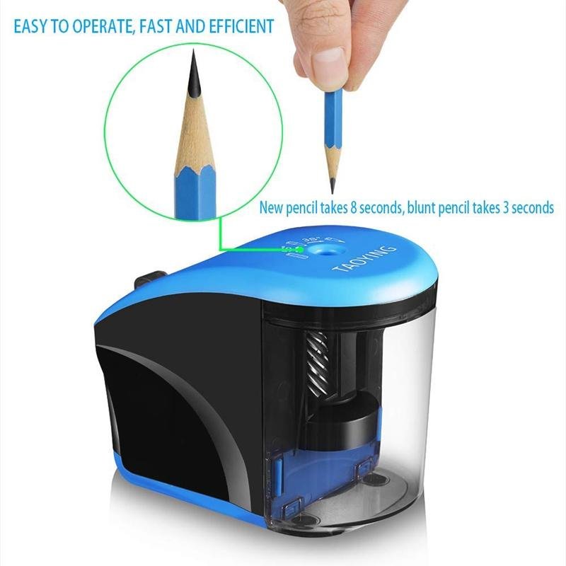 USB Automatic Electric Pencil Sharpener for 6-8mm diameter Pencils 3