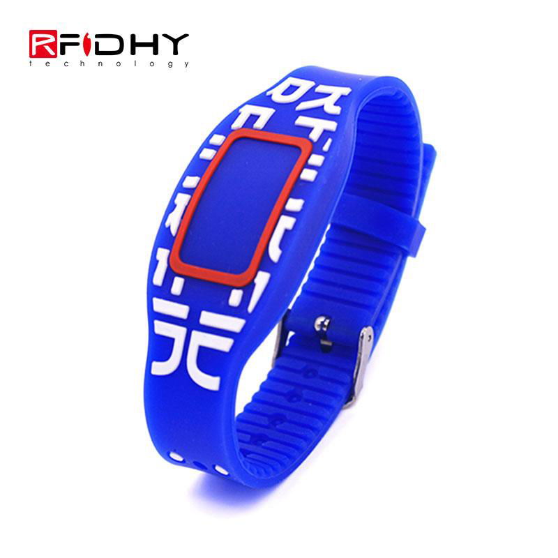 RFID silicone watch wristband 2