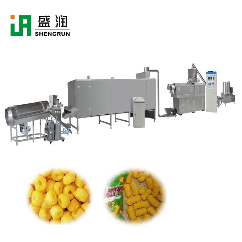Puff Corn Snacks Extruder Production Line  2