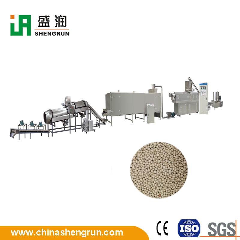 Extruded Floating Fish Feed Pellet Production Machine 