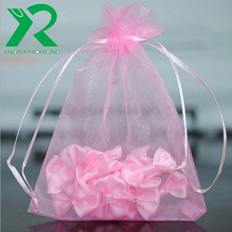 Wholesale wedding favor drawstring gift bag jewelry pouch bag 4