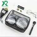 Fashionable clear PVC cosmetic bag travel makeup bag for ladies