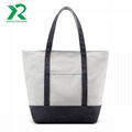 High quality durable 14oz canvas shoulder tote bag for promotions 3