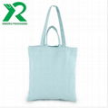100%cotton romantic Sky Blue cute gift bag wedding favor tote with double handle 3