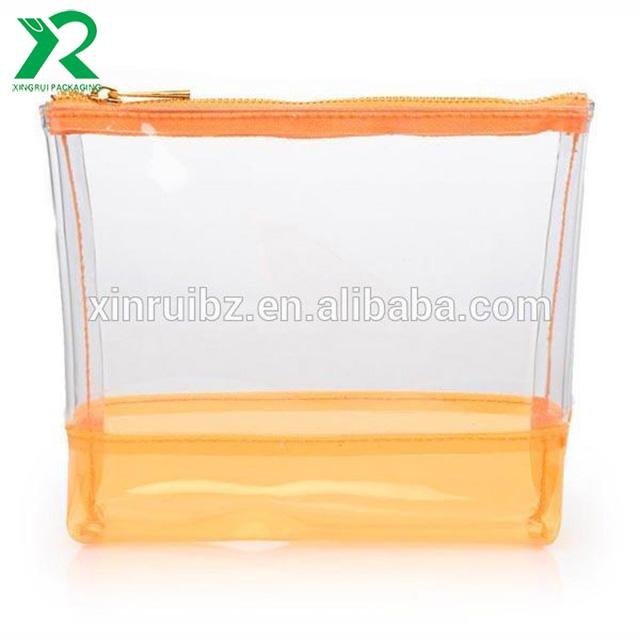 portable travel makeup bag custom transparent clear pvc cosmetic bag 3